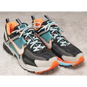 Nike Zoom Vomero 5 Blue Glaze Total Orange Sneakers Womens Size 9.5 FZ3963-010